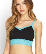 Lace-Trimmed Bralette