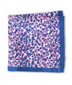 MICHELSONS OF LONDON Printed Pocket Square