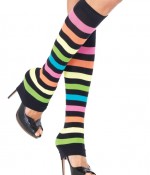 Neon Rainbow Leg Warmers