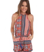 graphic playsuit