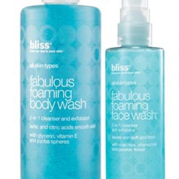 Bliss Fabulous Foaming face wash and body wash