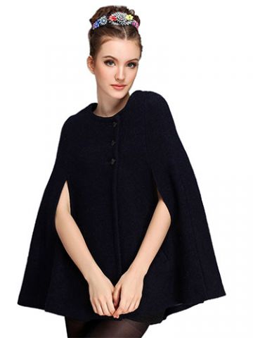 Black Bat Cape Coat